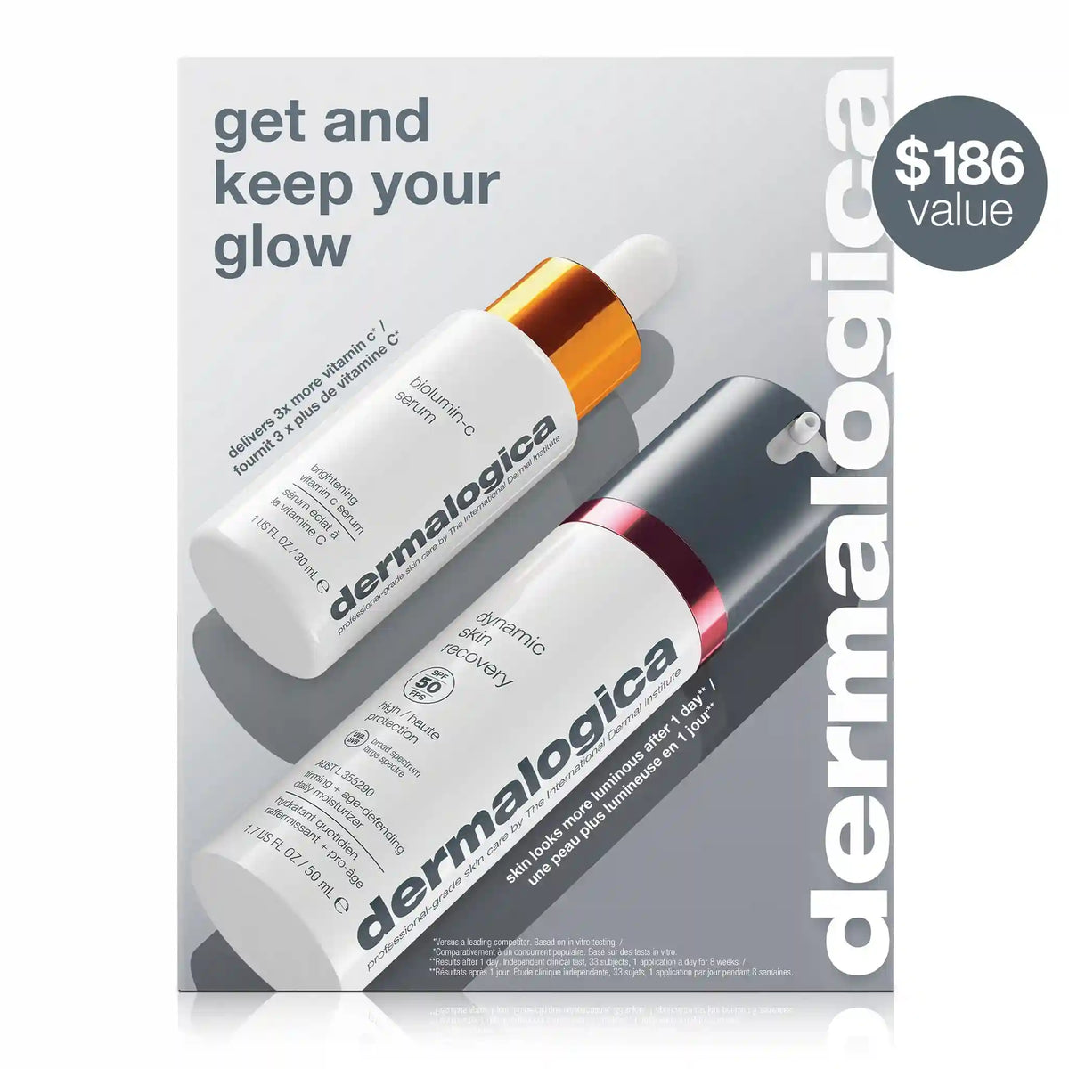 get + keep your glow kit (2 full-size)