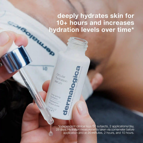 circular hydration serum with hyaluronic acid