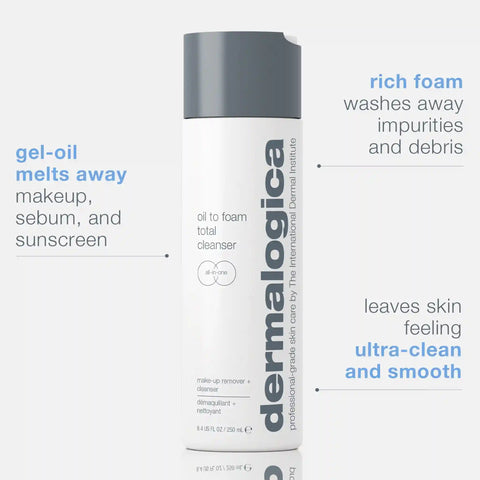 oil to foam total cleanser